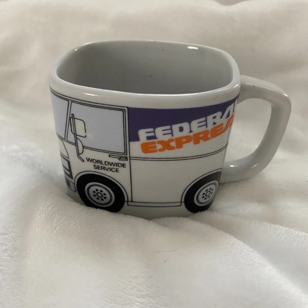 Vintage FedEx Coffee Cup Mug